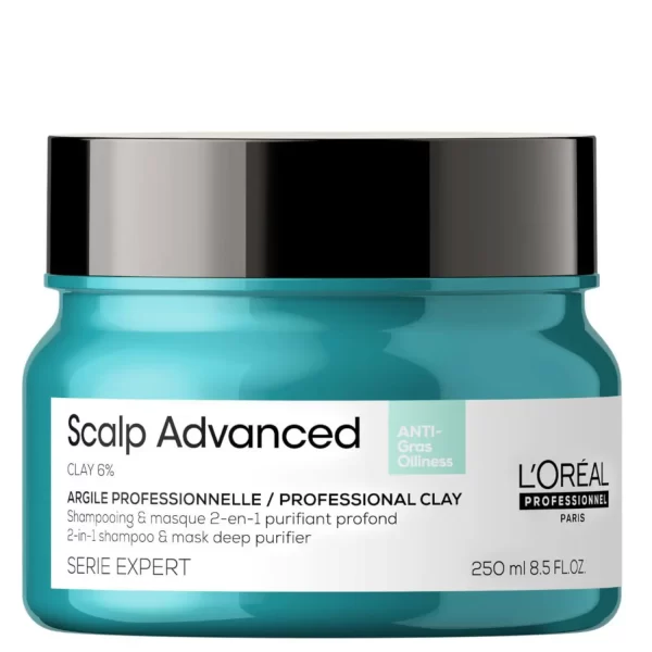 L'Oréal Scalp Advanced Anti-Oiliness 2-in-1 Deep Purifier Clay Hair Mask